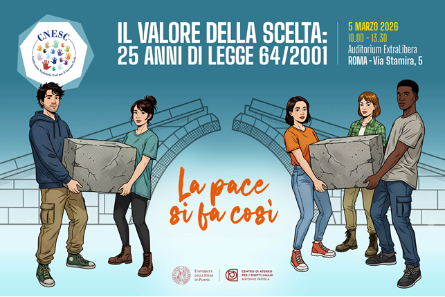 Evento nazionale "Il valore della Scelta: 25 anni di Legge 64/2001. La pace si fa cos&igrave;"