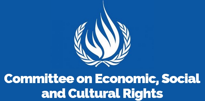 Logo del Comitato Diritti Economici, Sociali e Culturali (CESCR)