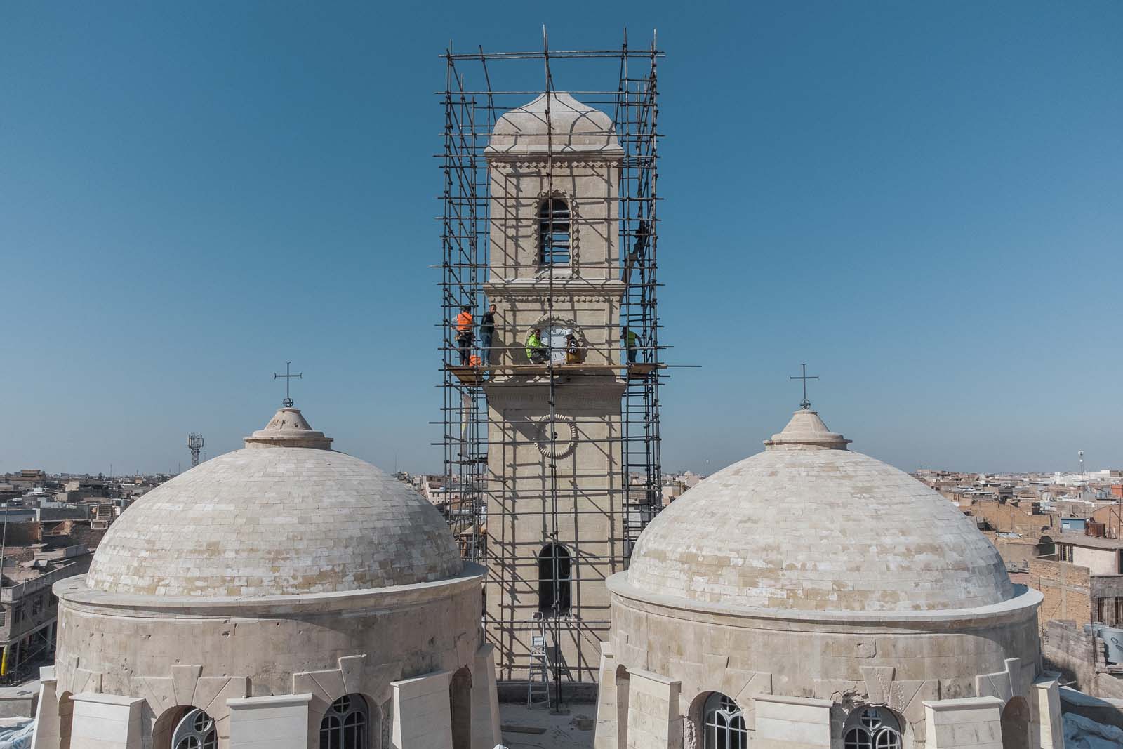 Mosul UNESCO Al Saa’a Church and its new church bells