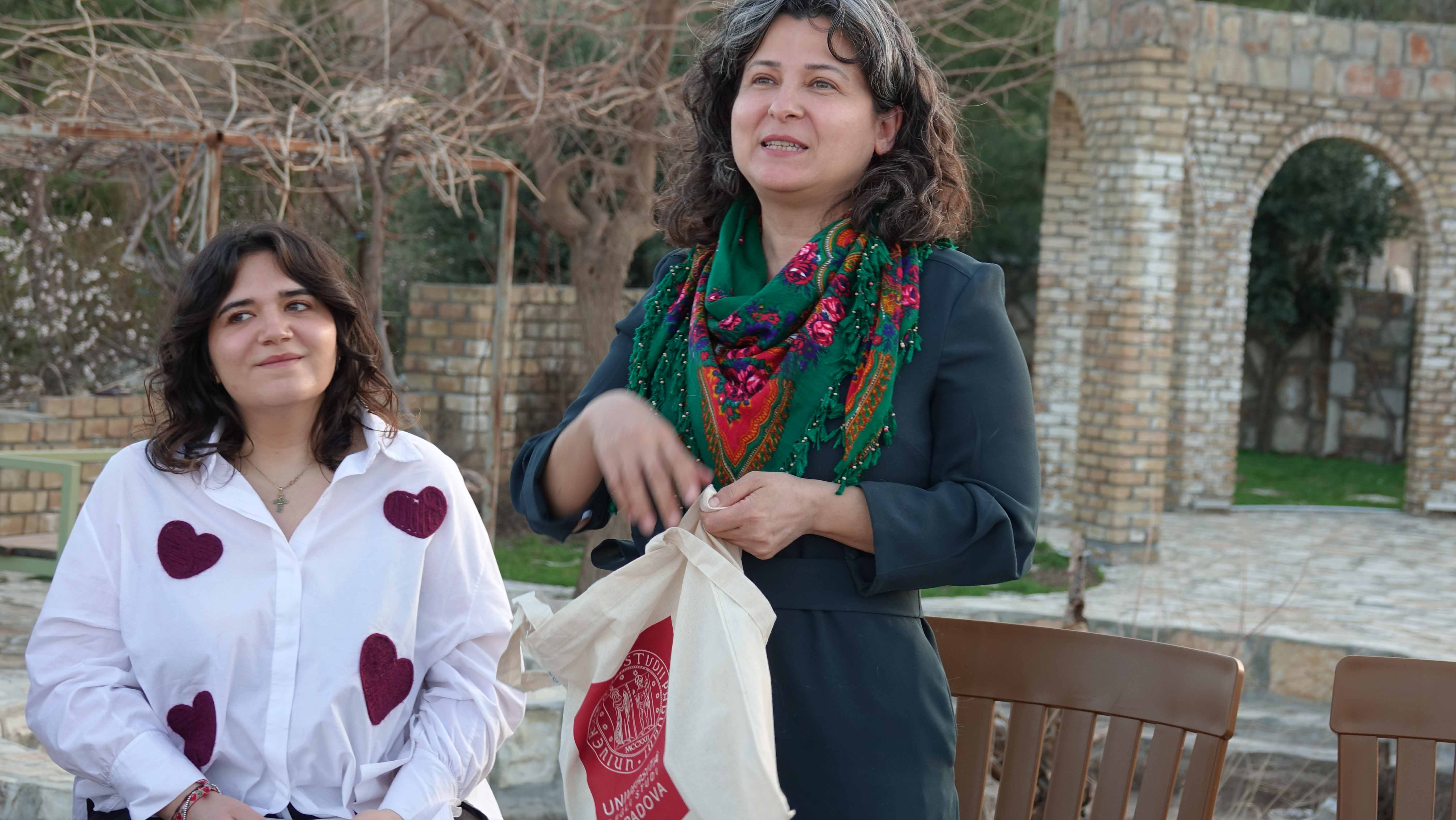 Meeting with Choman Hardi at the Hardi Cultural Center, Sulaymaniyah