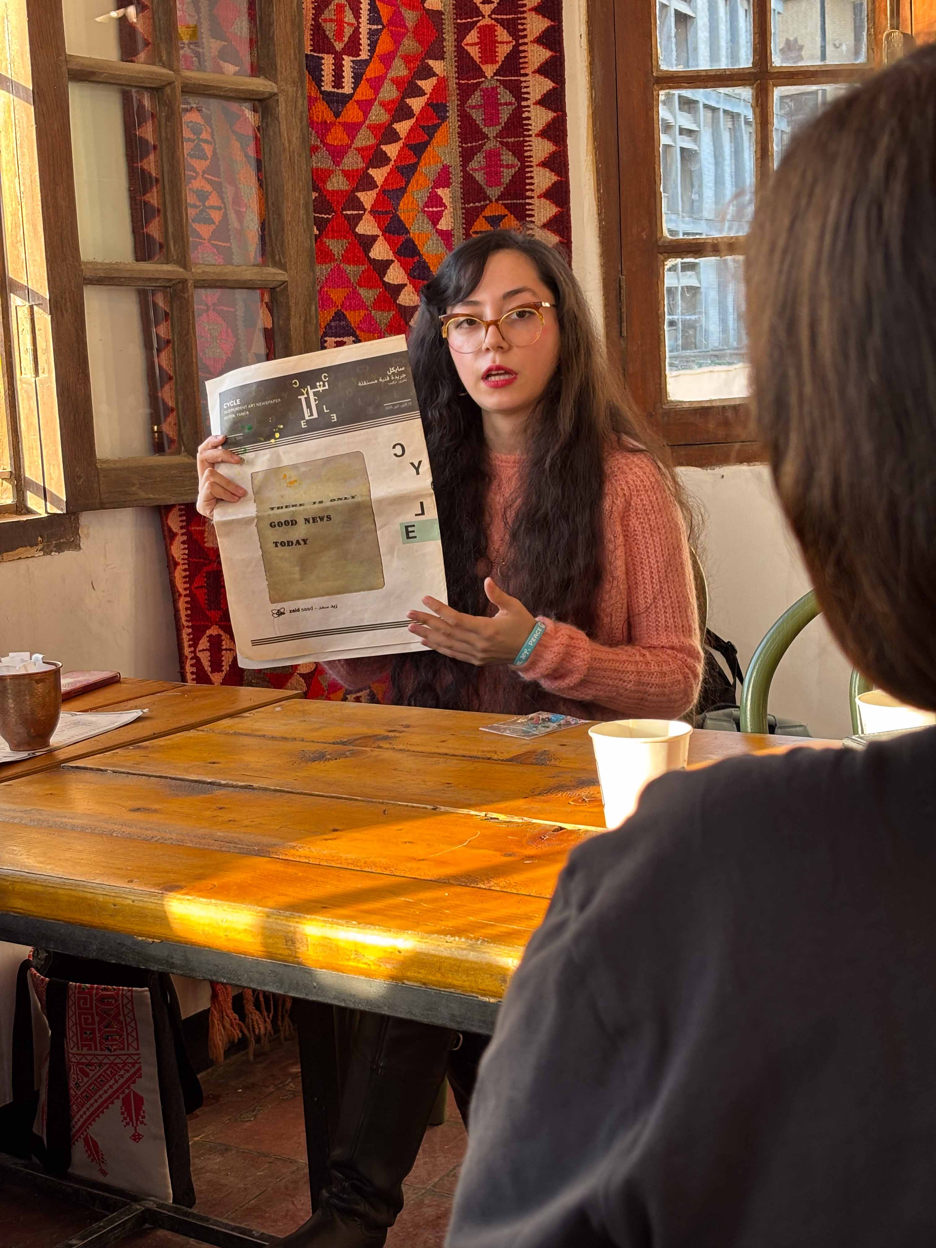 Meeting with Zahra Sarraf, Baghdad