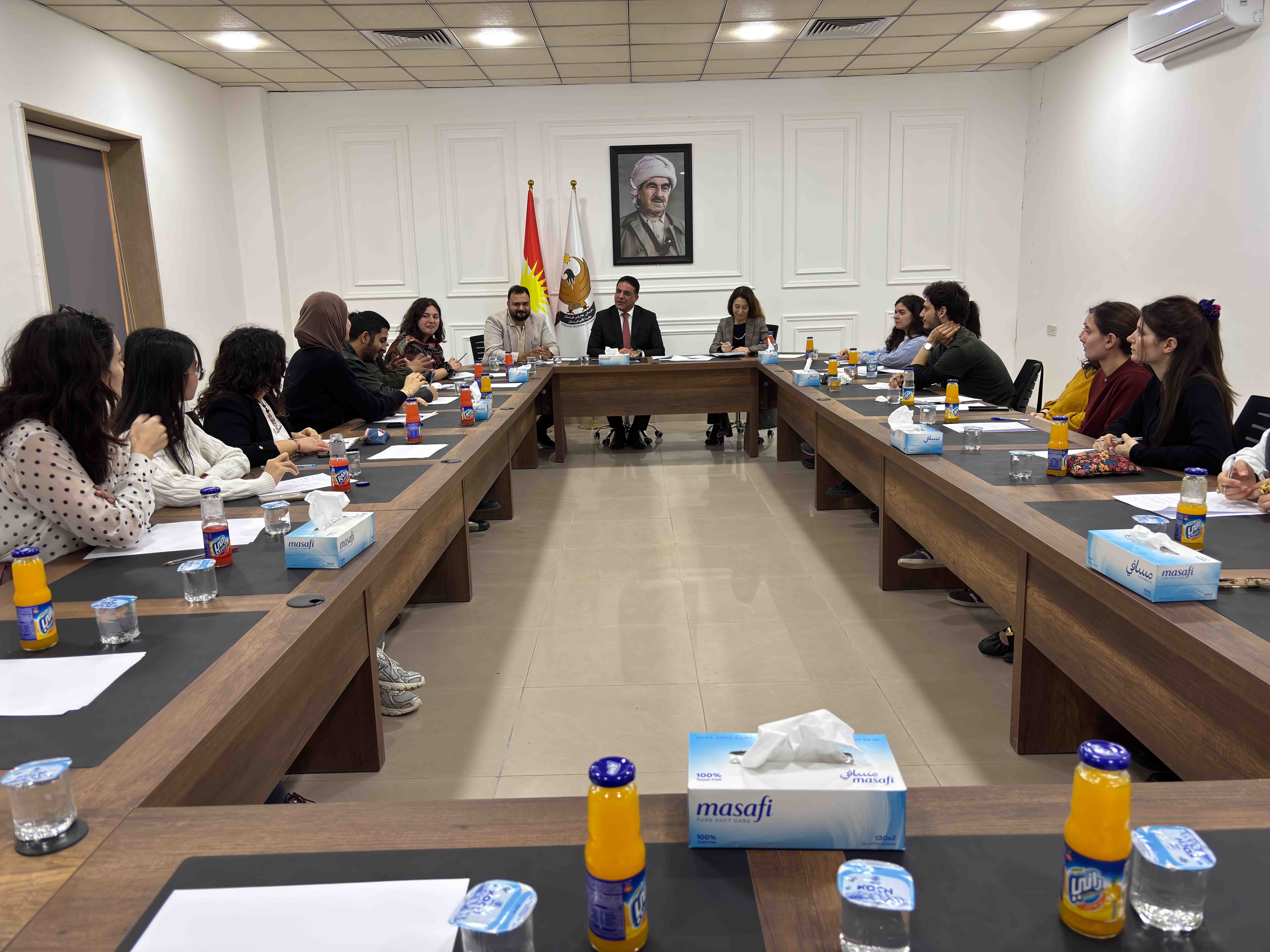 Meeting with Mr. Azmer Khalil, Representative of the Interministerial Committee for the National Action Plan on Youth, Peace, and Security in Iraq