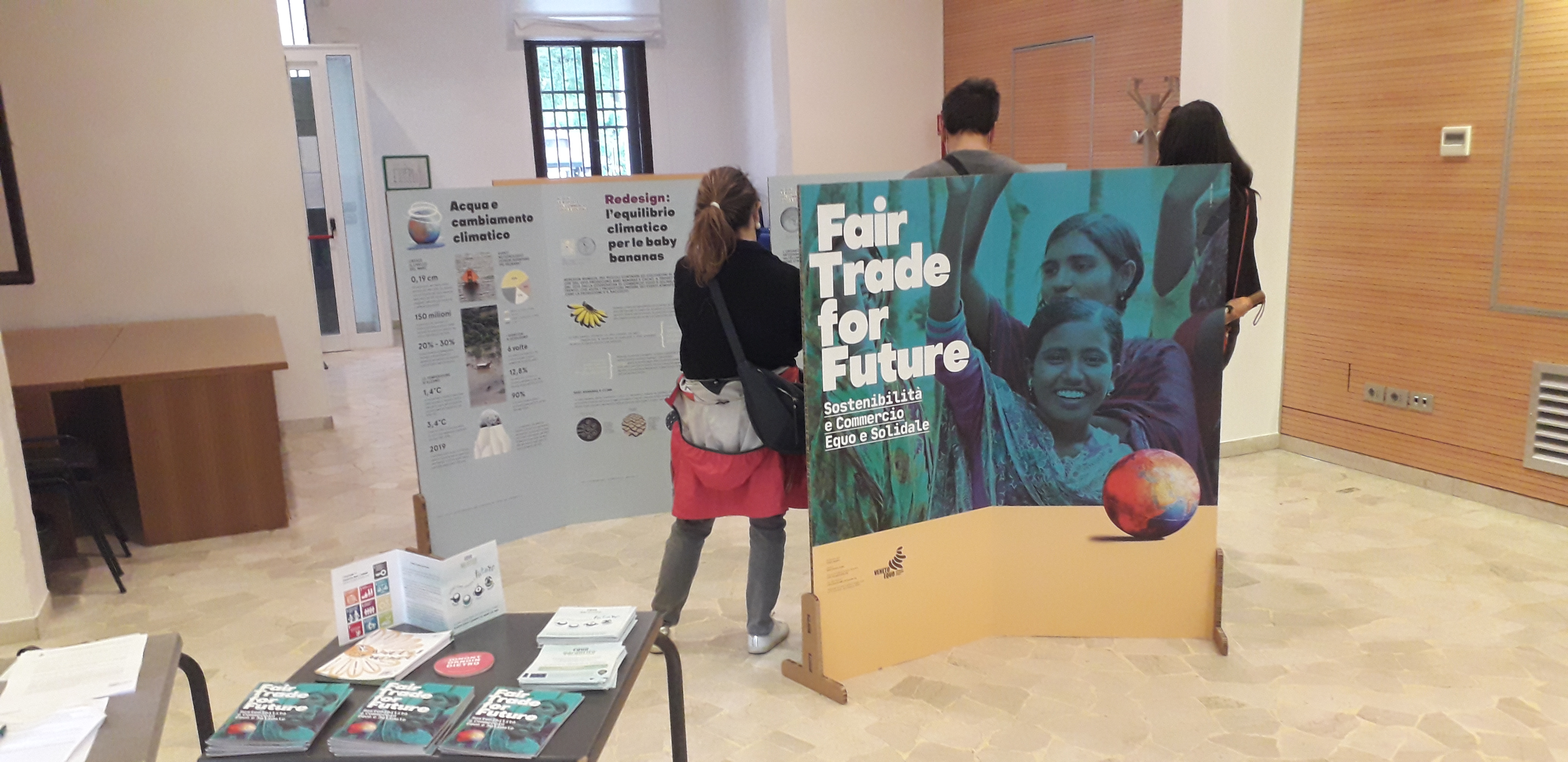 Mostra infografica Fairtrade for Future realizzata nell'ambito delle progettazioni Veneto Equo