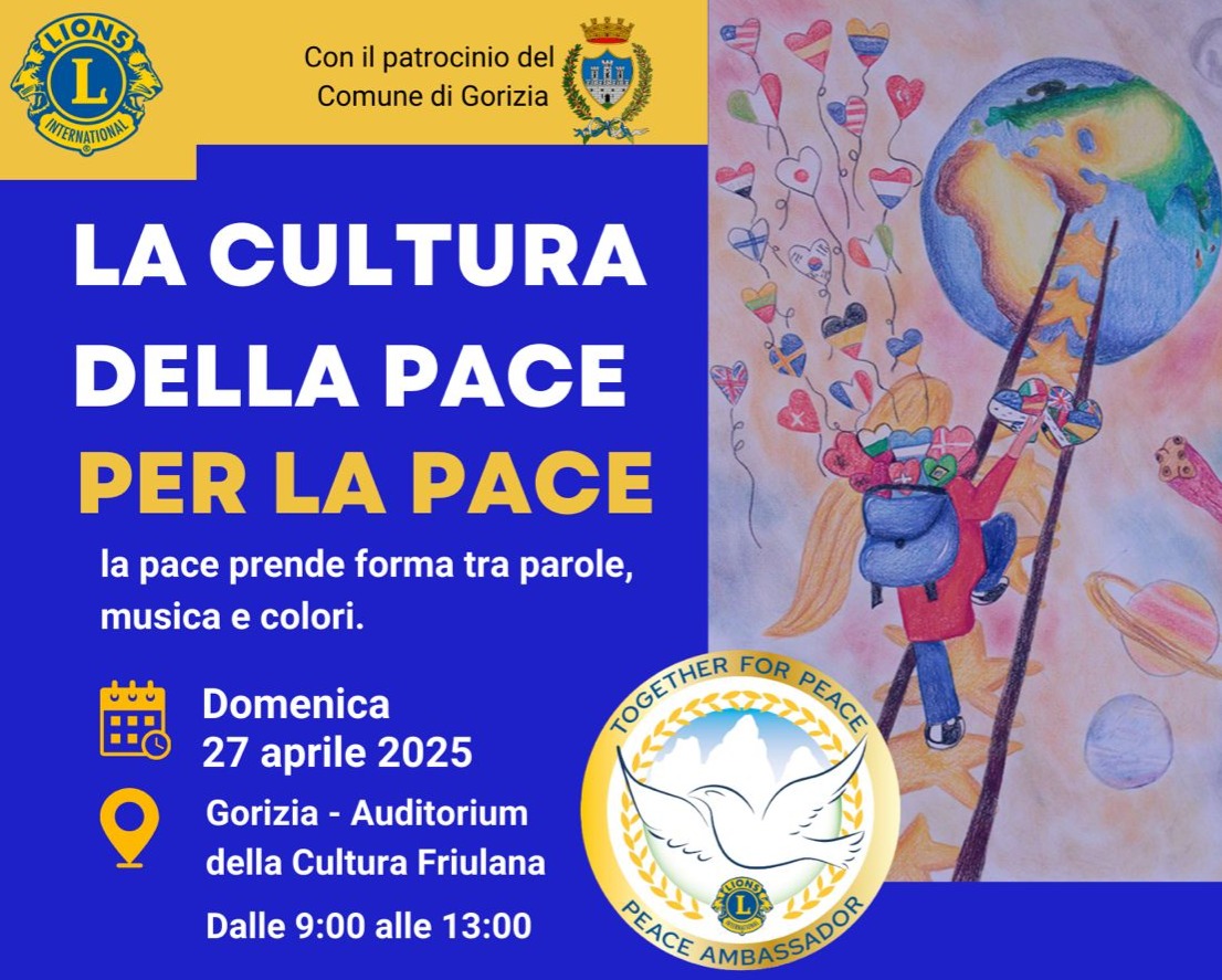 La cultura della pace per la pace locandina