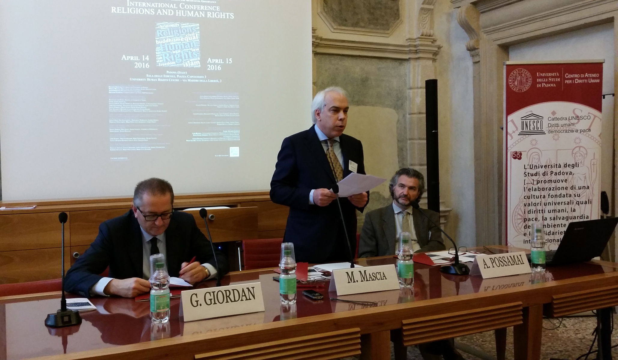 Religions and Human Rights, International Conference
Padova (Italy), April 14-15, 2016