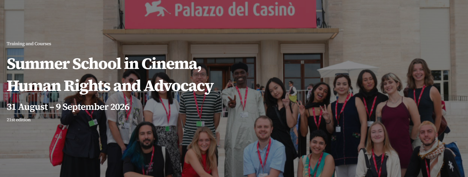 Summer School in Cinema, Human Rights and Advocacy