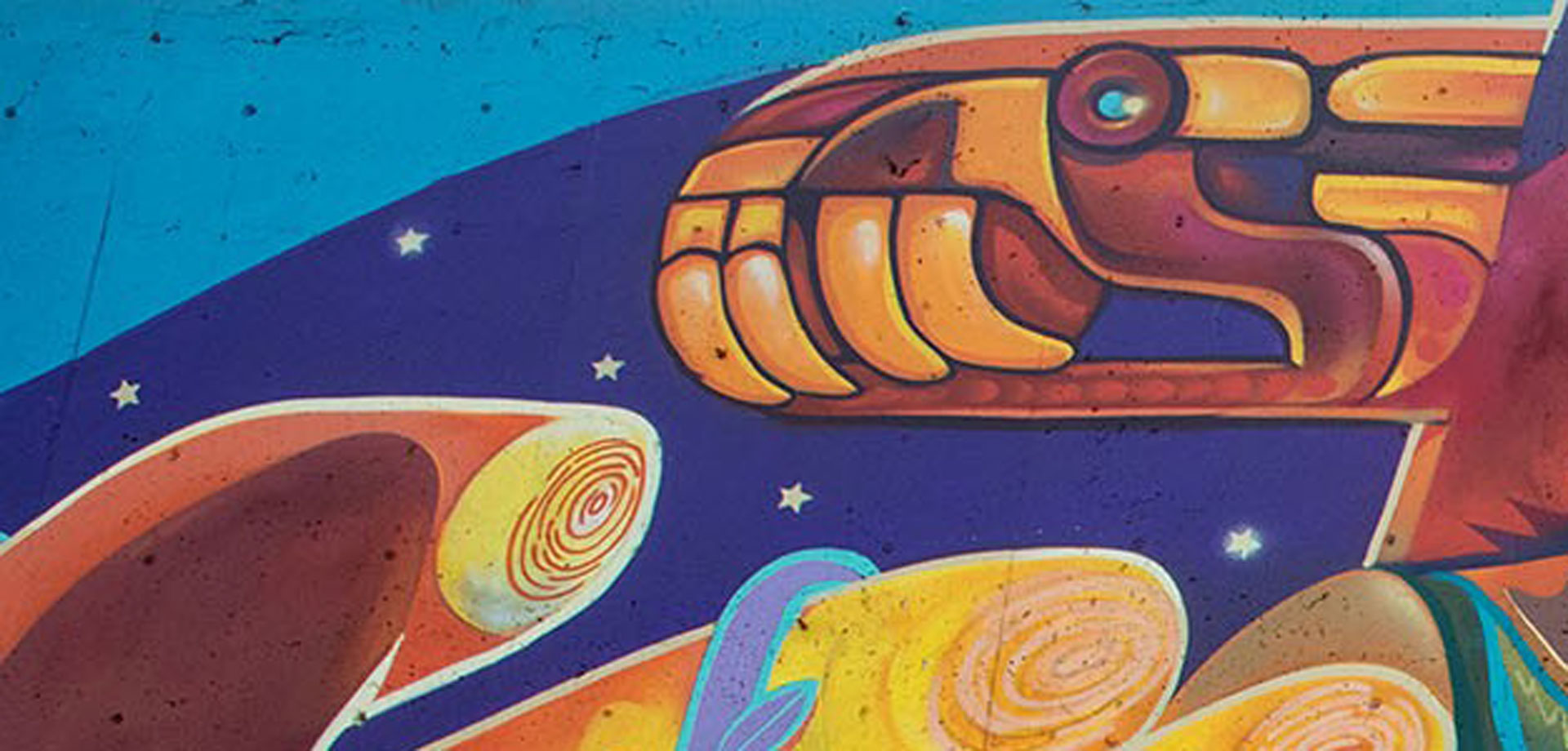 Mural &ldquo;All rights, all people&rdquo;, Eva Jim&eacute;nez Bracamontes, Central de Abastos market, Mexico City., 1