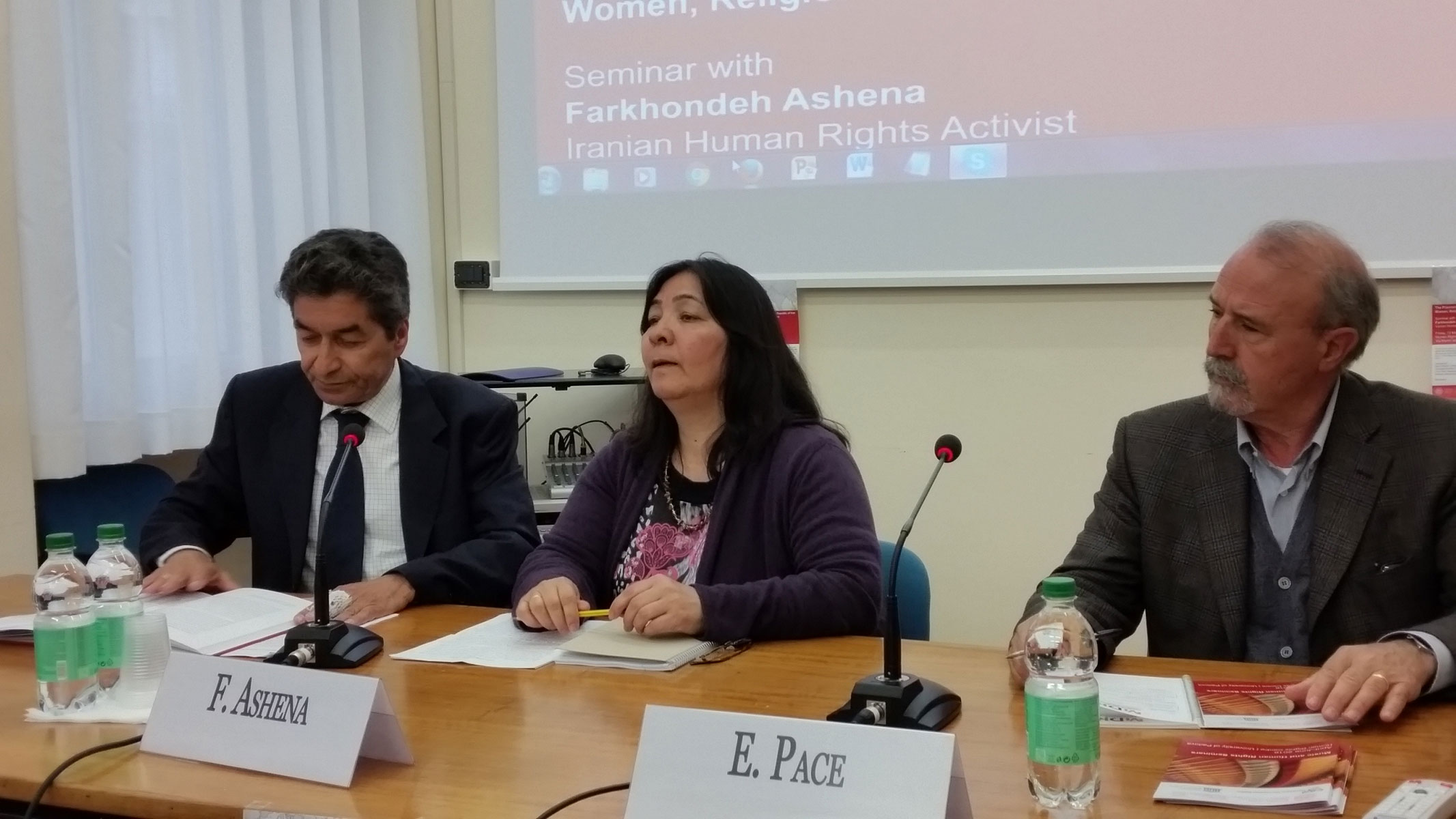 The Prisoners and the Law in the Islamic Republic of Iran. Women, Religion and Human Rights in Iran, Padova, 13 May 2016