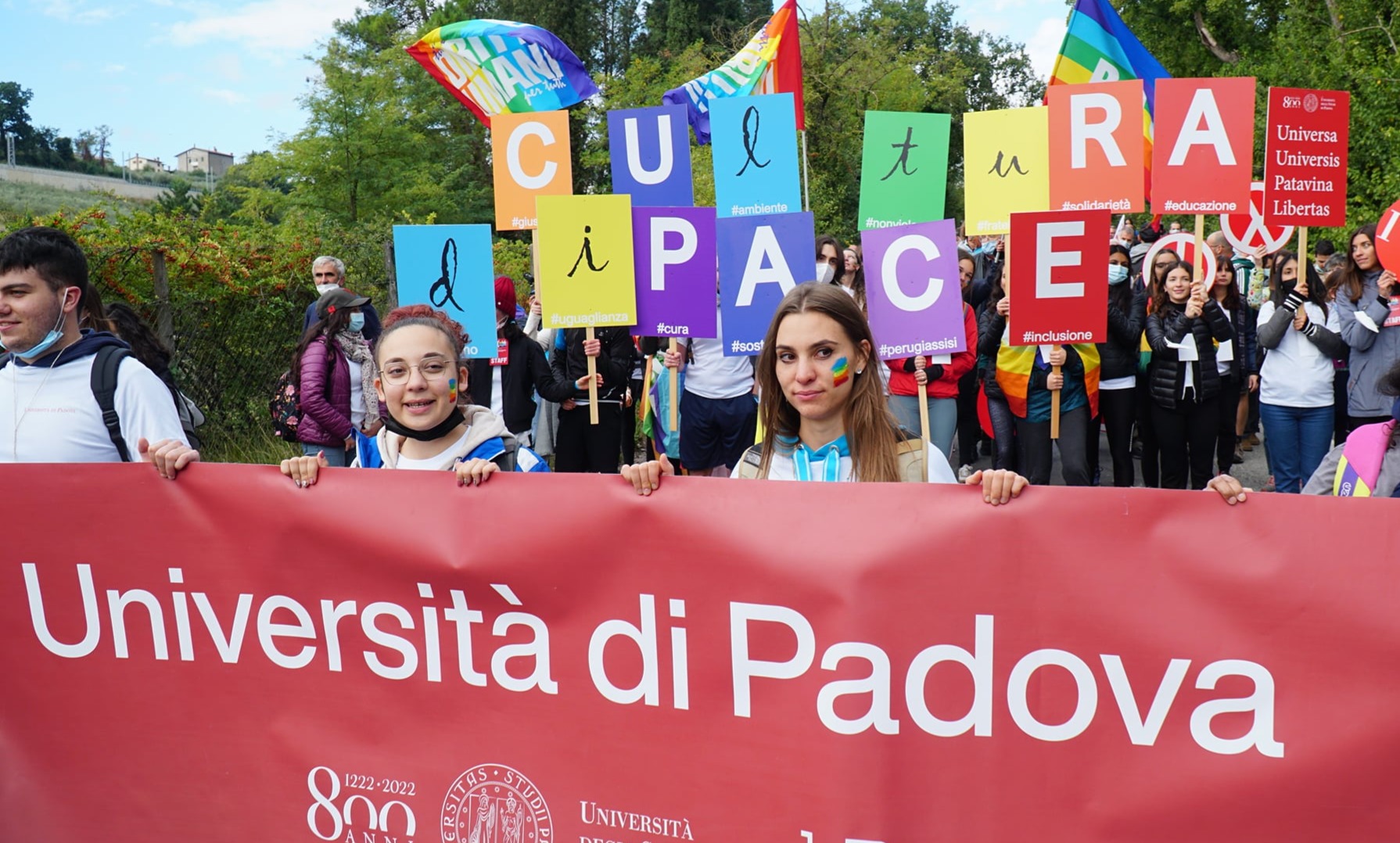Marcia Perugia Assisi 2021, studenti e studentesse UNIPD