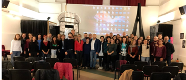 Figura 3. Operatori e operatrici afferenti al CEART durante una giornata di formazione