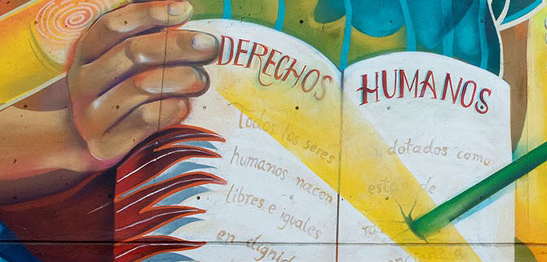 Mural &ldquo;All rights, all people&rdquo;, Eva Jim&eacute;nez Bracamontes, Central de Abastos market, Mexico City., 3