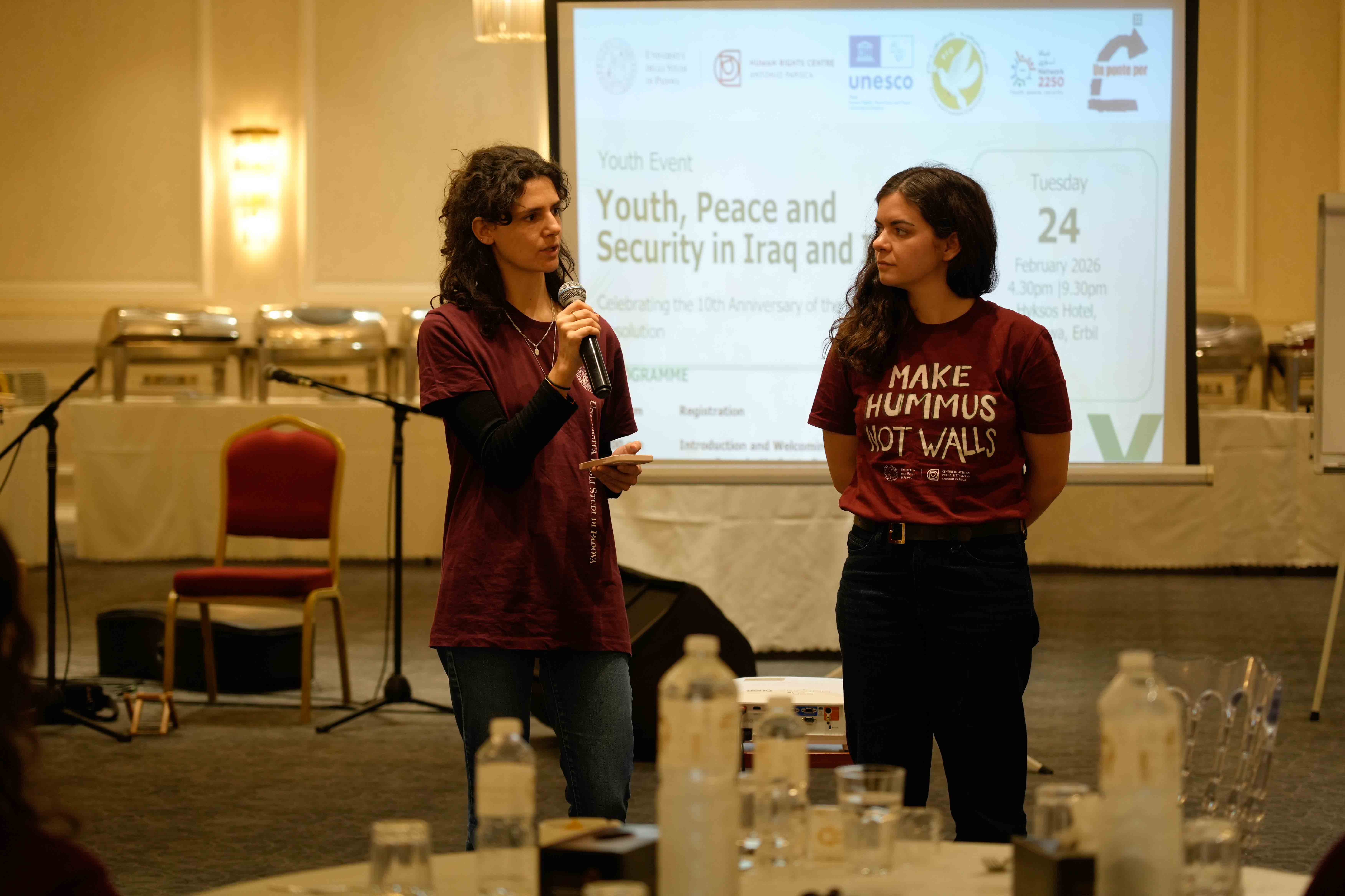 Presentation of the experiences and activities of the “Antonio Papisca” University Center for Human Rights at the Youth Exchange