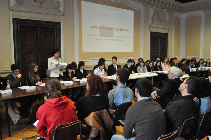 Simulation of the Constitutional Affairs Committee of the European Parliament (University of Padua, June 3, 2013)