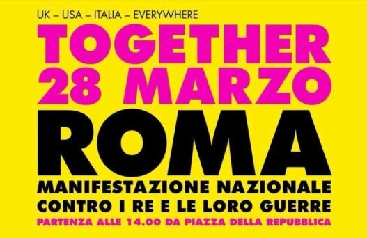 Contro l&rsquo;impunit&agrave; e l&rsquo;inazione.  Ribellarsi &egrave; giusto!  Per difendere la legalit&agrave; e il diritto internazionale, Roma, 28 marzo 2026