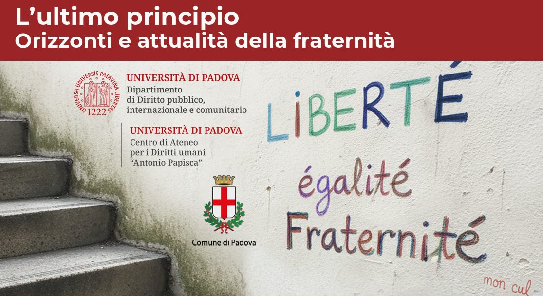 Convegno "L&rsquo;ultimo principio Orizzonti e attualit&agrave; della fraternit&agrave;"