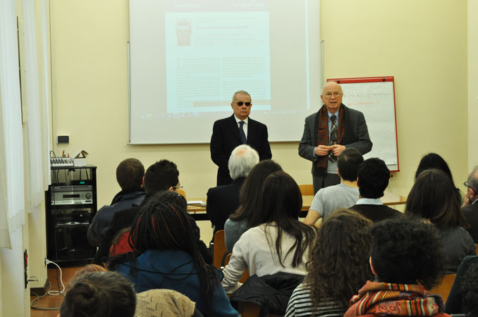 Lezione del prof. Massimo Panebianco sul tema dei diritti fondamentali, Centro Diritti Umani, 9 aprile 2013