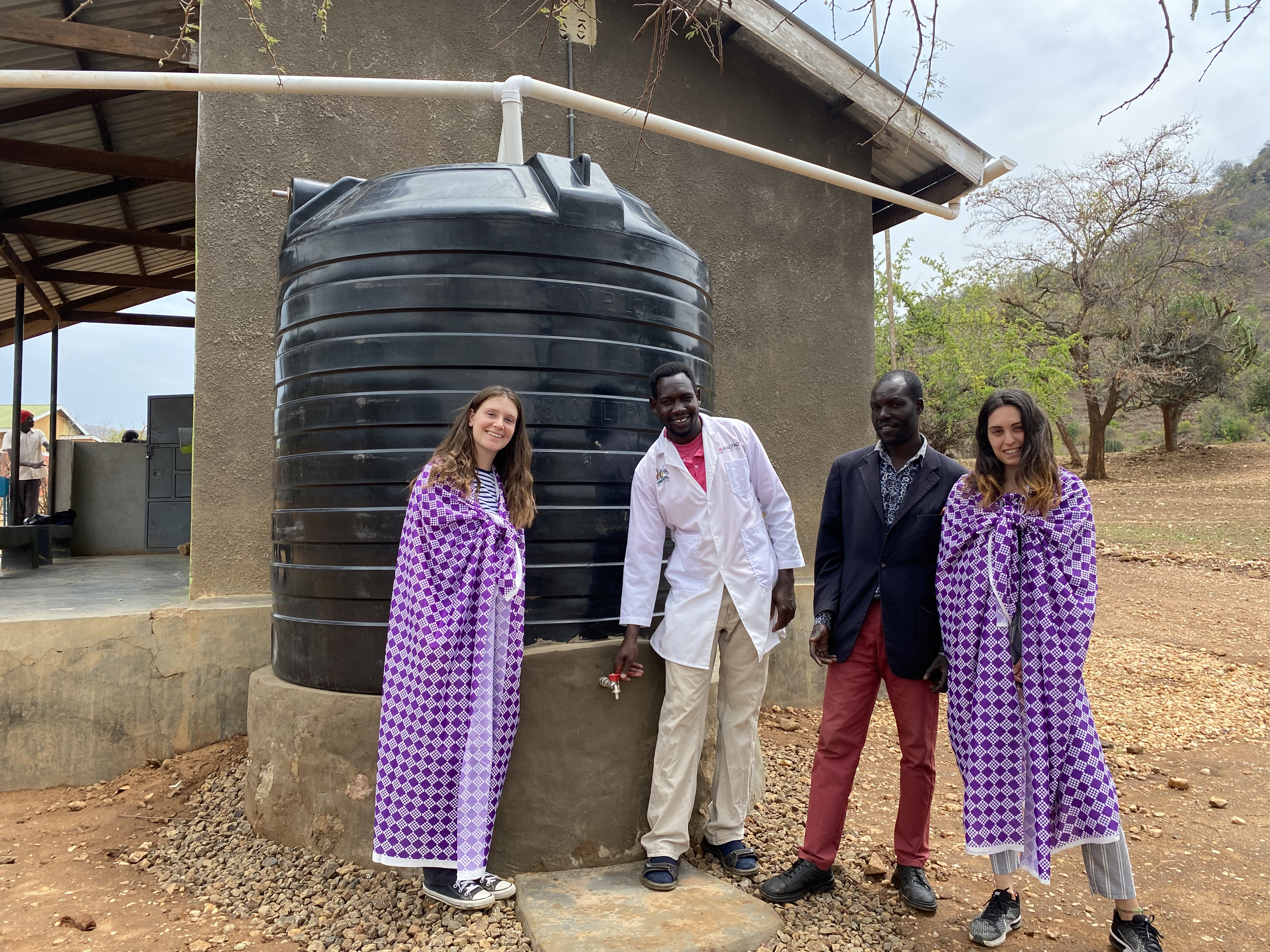 Elif e Paola in Uganda per portare avanti il progetto di cooperazione internazionale Water For All, 2023