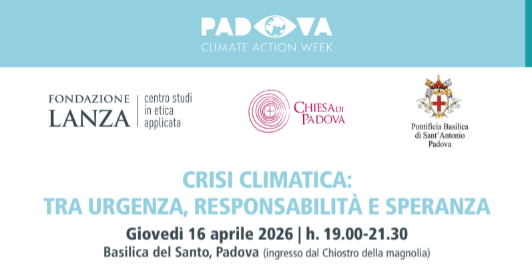 SEMINARIO _ CRISI CLIMATICA:
TRA URGENZA, RESPONSABILIT&Agrave; E SPERANZA