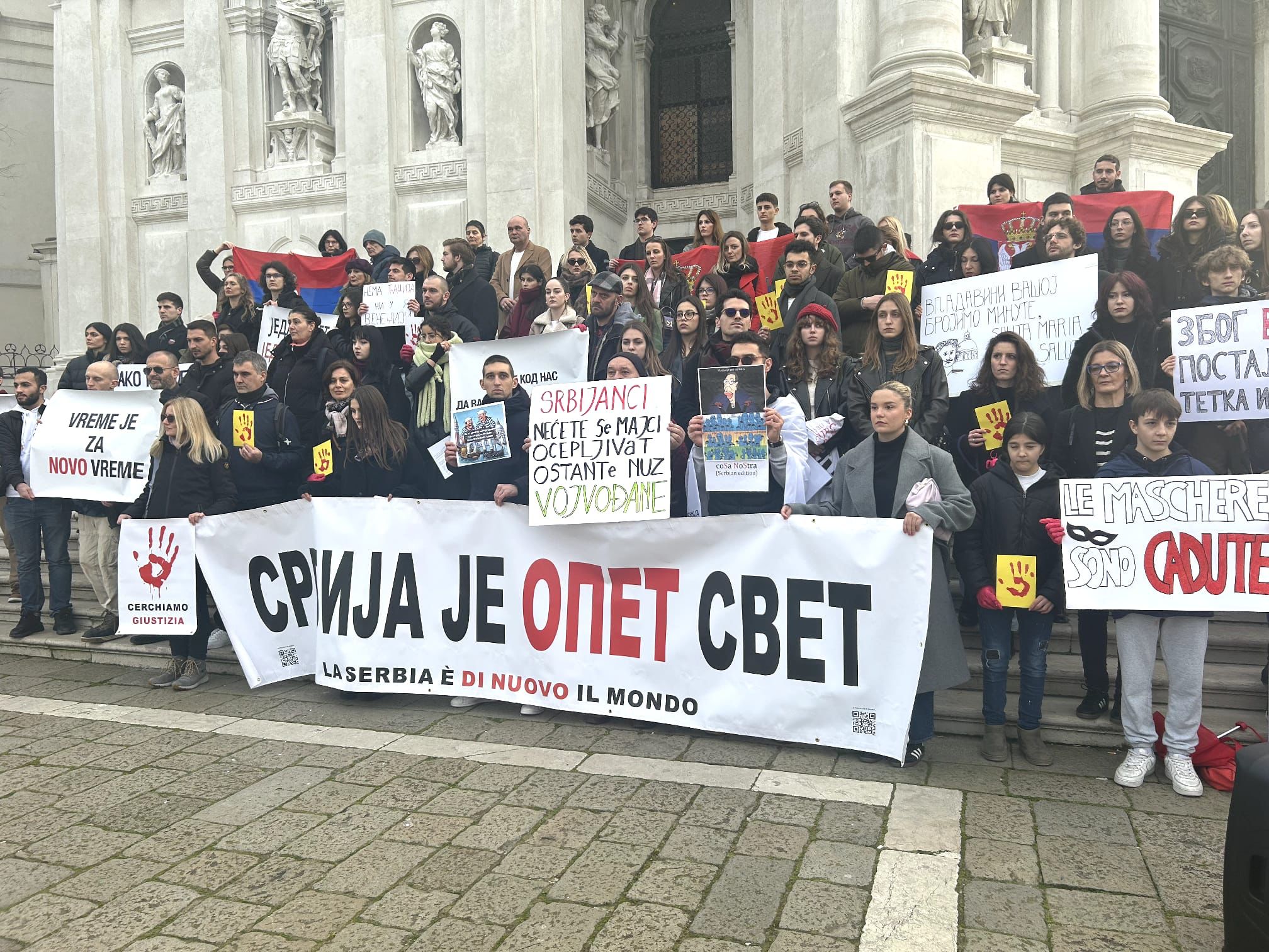 Protest in Venice, February 22, 2025