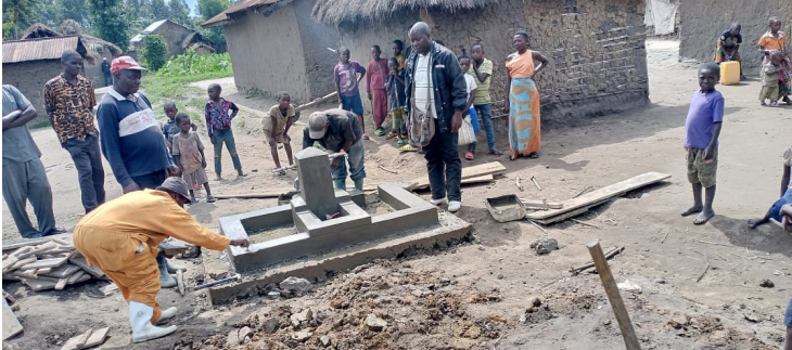 Progetto Pozzi, accesso all'acqua potabile, Rubare e Rutshuru, Nord Kiwu, Repubblica Democratica del Congo