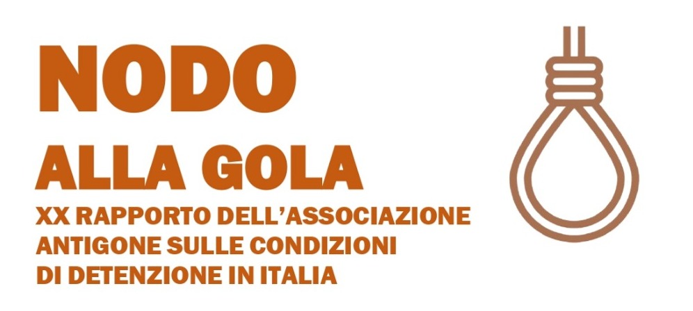 Presentazione di "Nodo alla gola. XX rapporto dell'associazione Antigone sulle condizioni di detenzioni in Italia", locandina