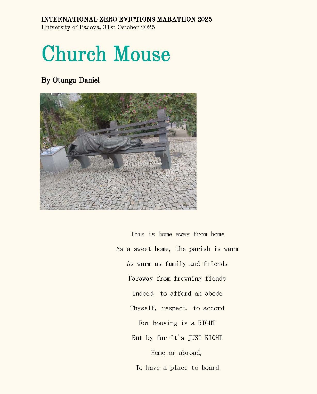 Poem - Church Mouse (trascinato)