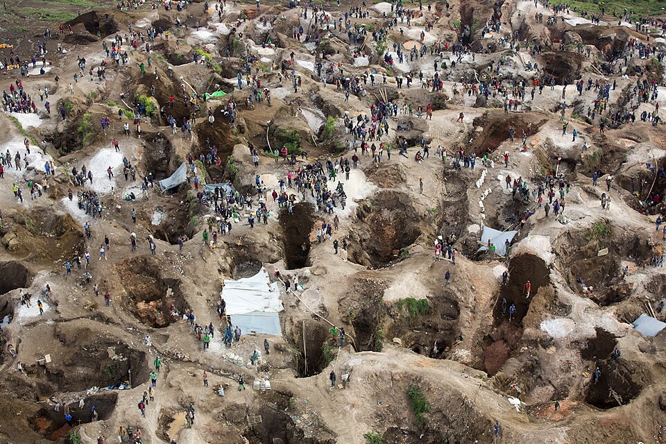 Luwowo Coltan mine near Rubaya, North Kivu the 18th of March 2014