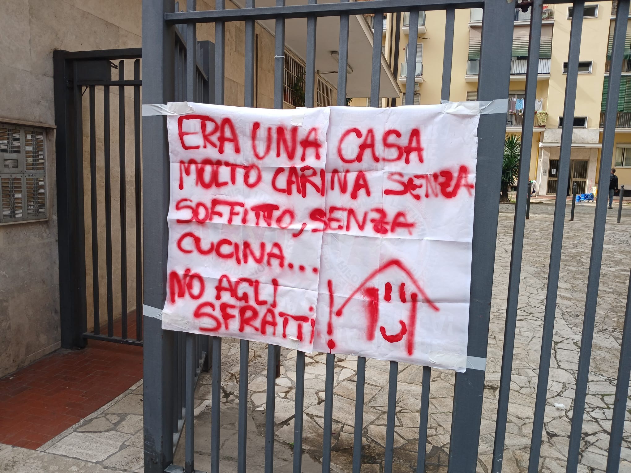 Bliz of the 6th Municipality causes panic among families in via Fassini